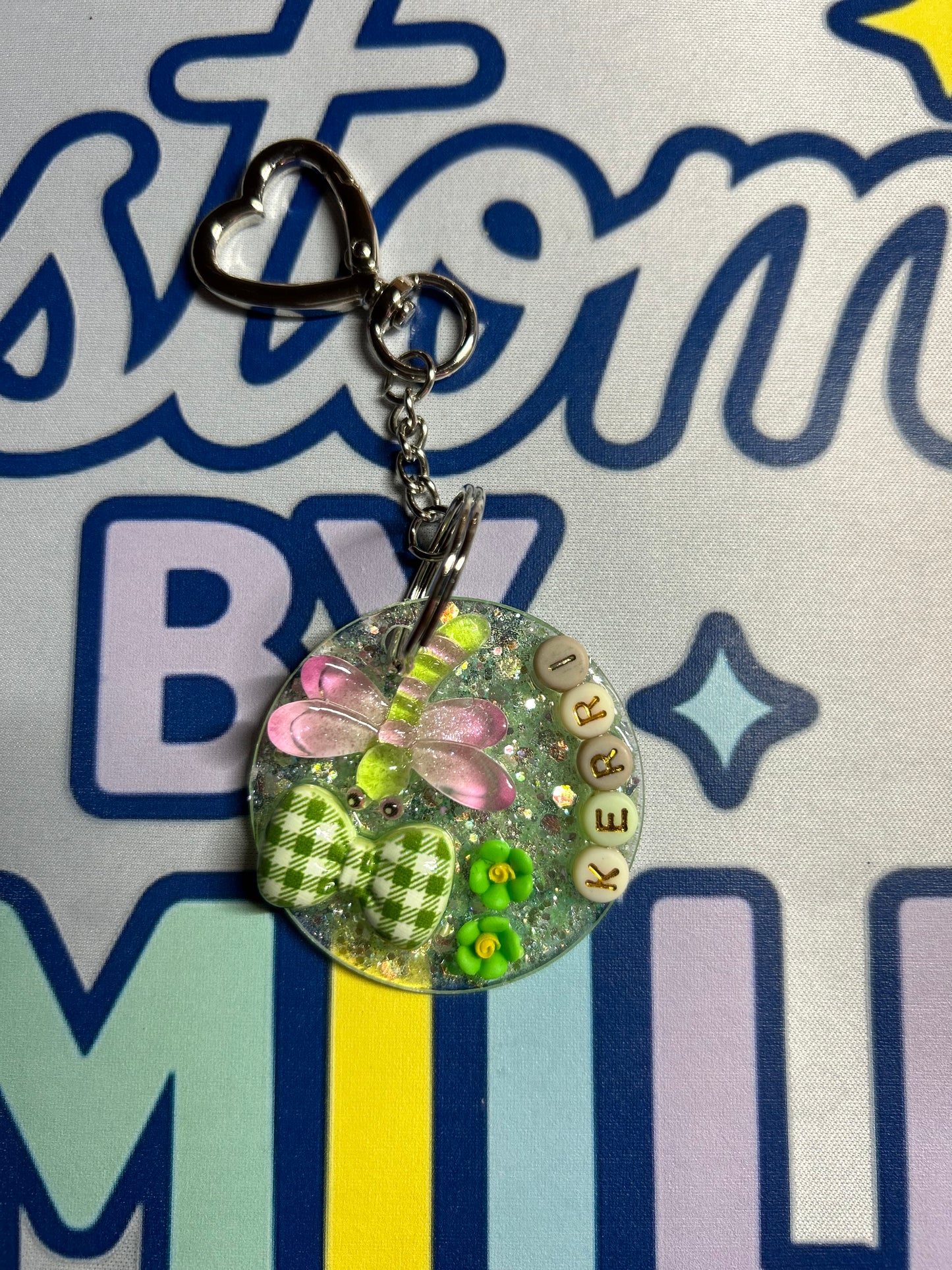 Custom Charm Round Keychain