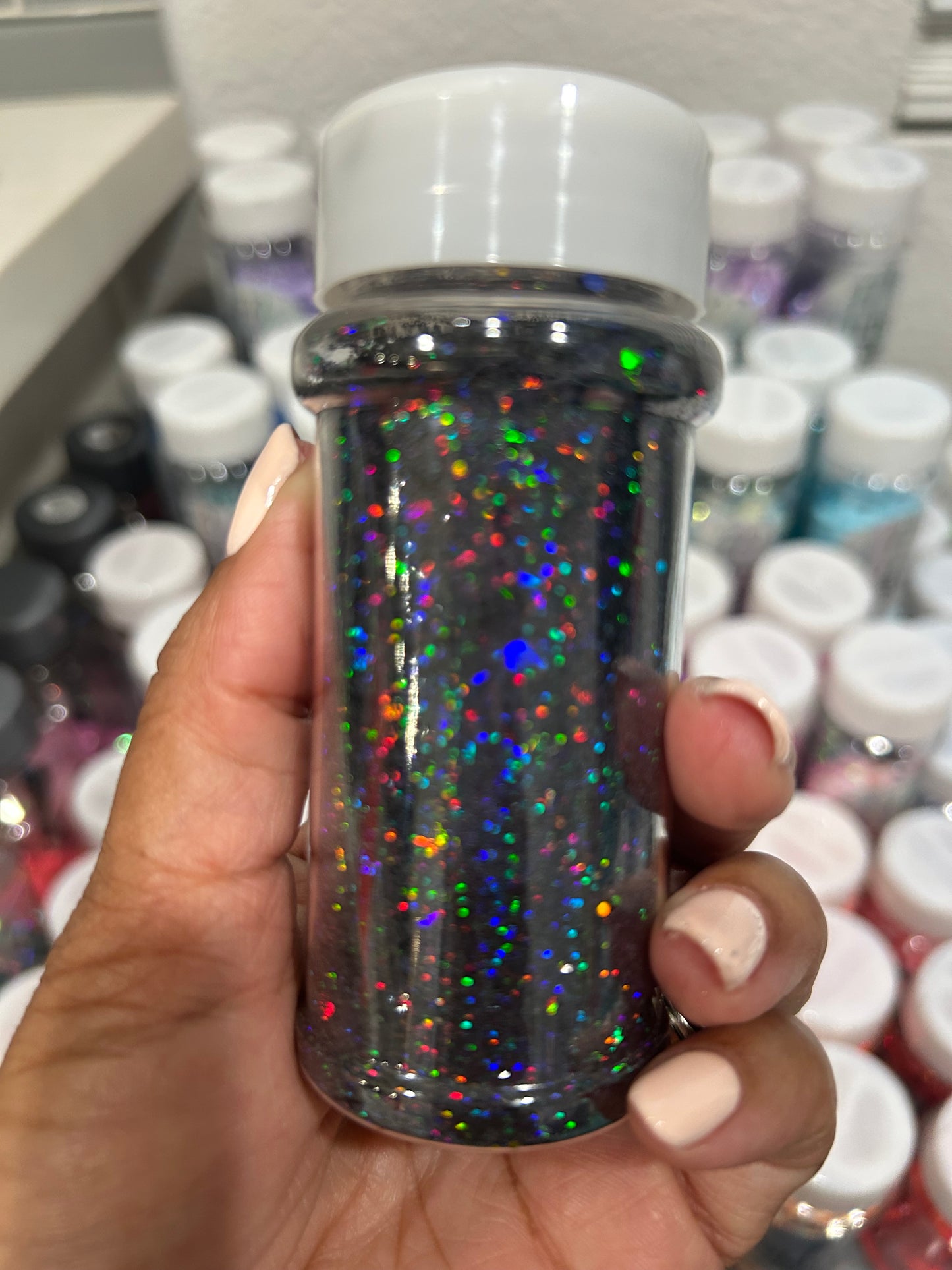 Black Holo glitter