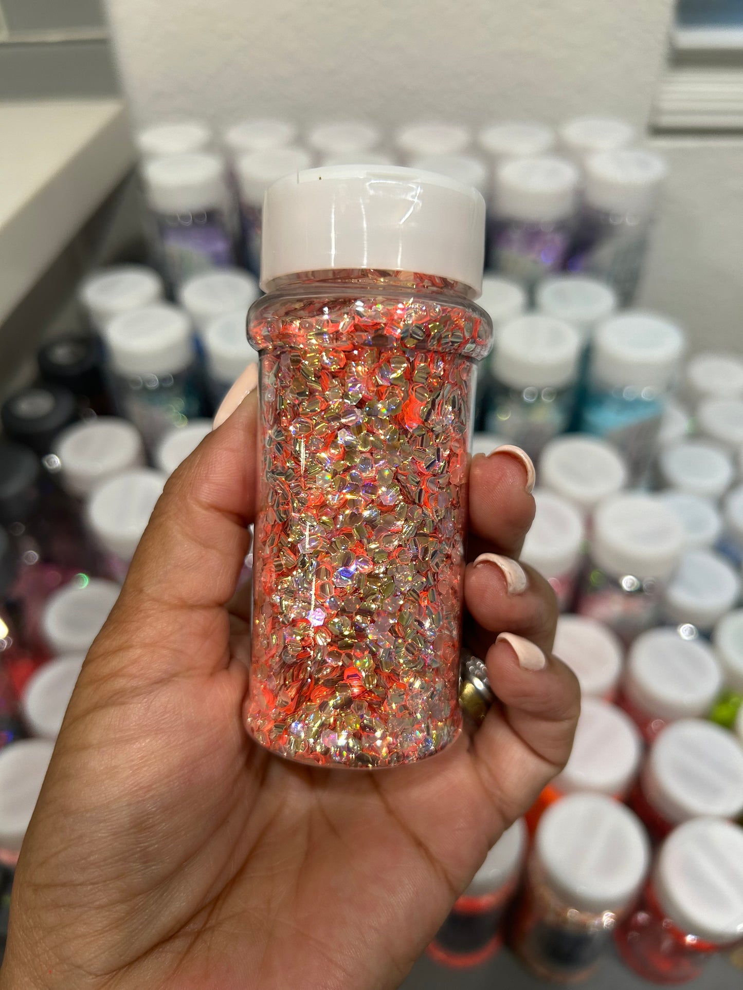 Orange Glance glitter