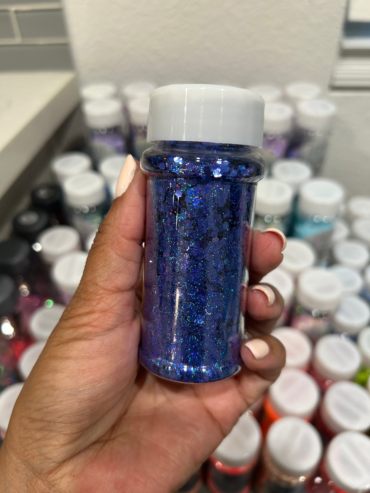 Midnight Blue Disco glitter
