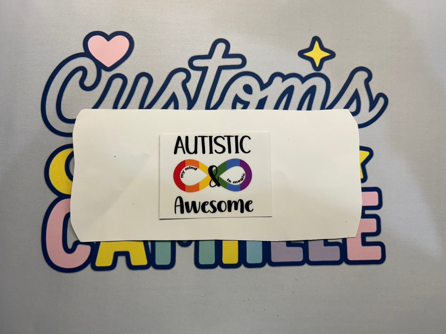 #316 Autistic & Awesome decal