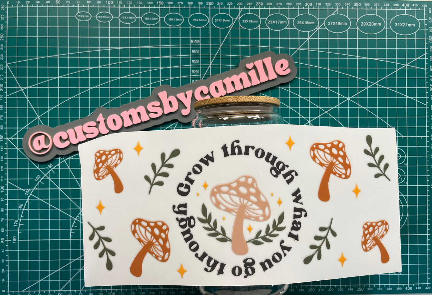 #253 Grow Through decal