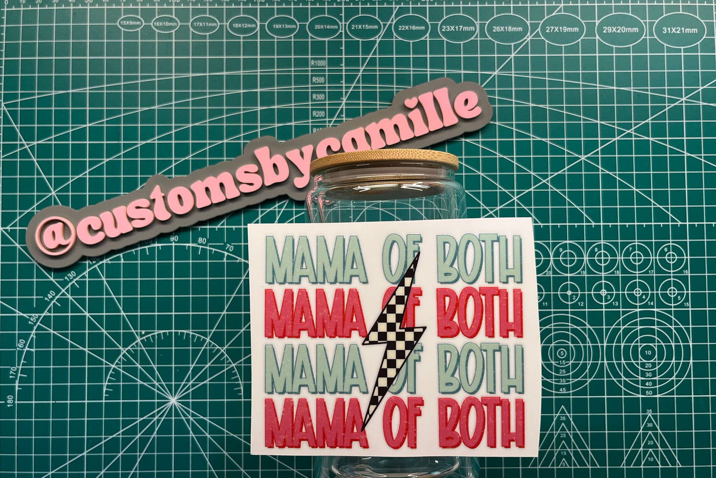 #256 Mama of Both decal