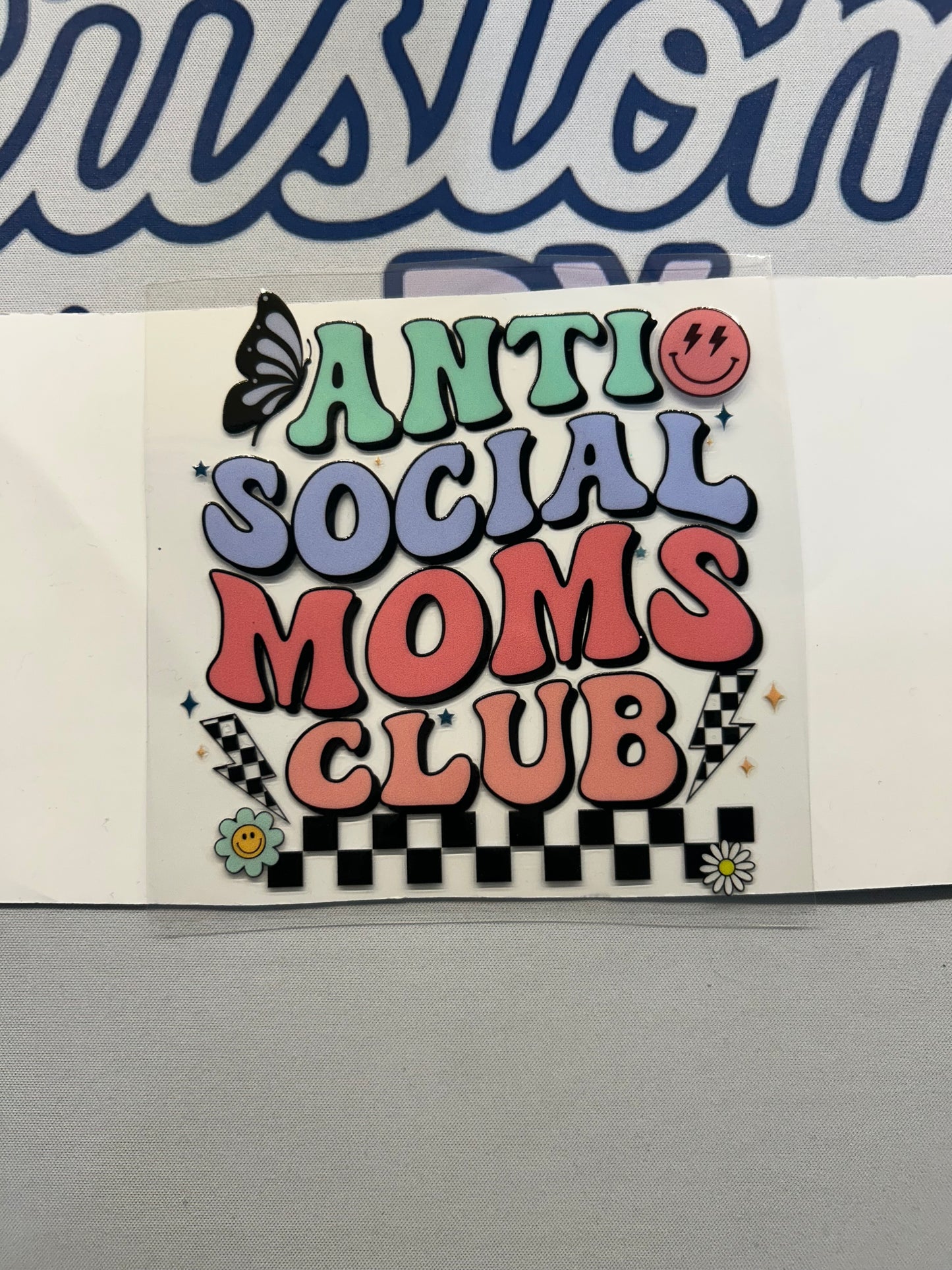 #317 Anti Social Moms Club decal
