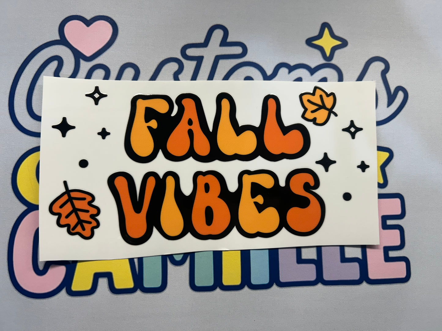 #353 Fall Vibes decal