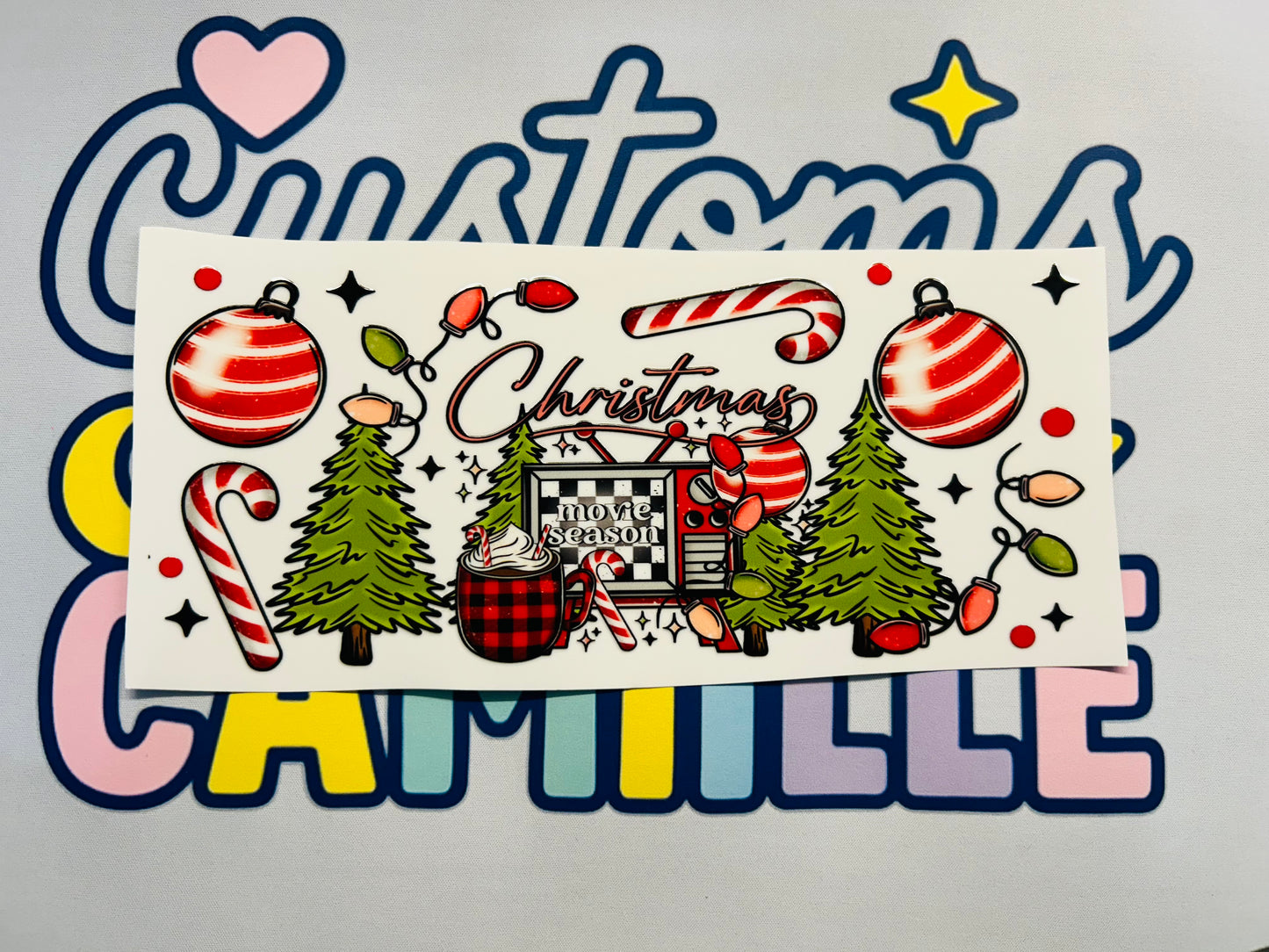 #379 Christmas Movie Season decal