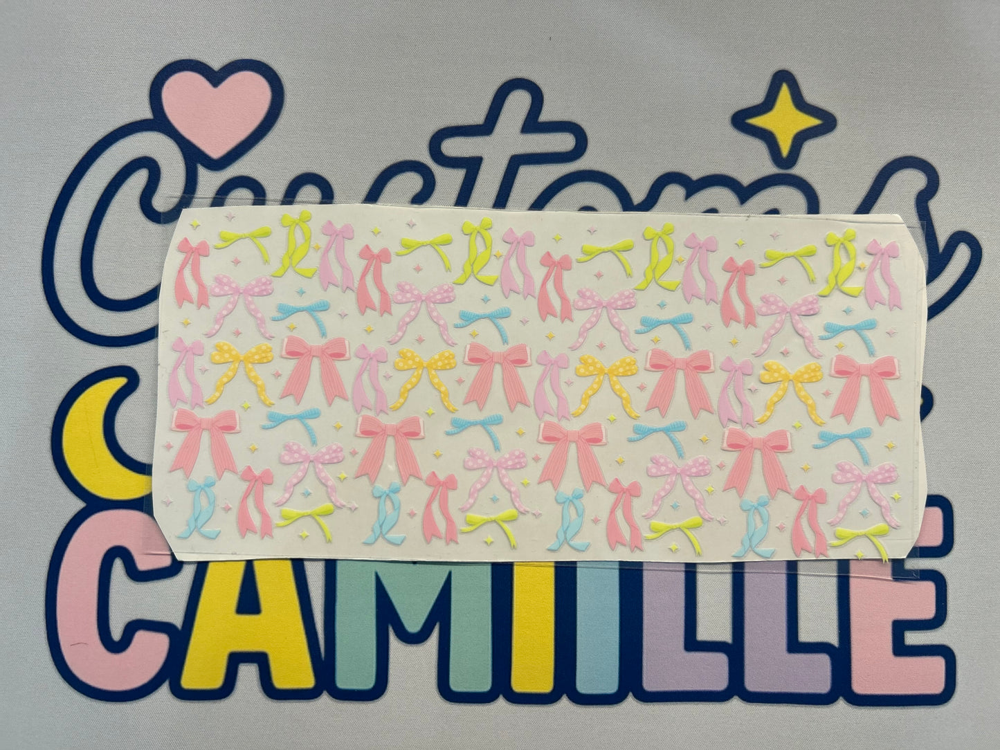 #403 Pastel Bows decal