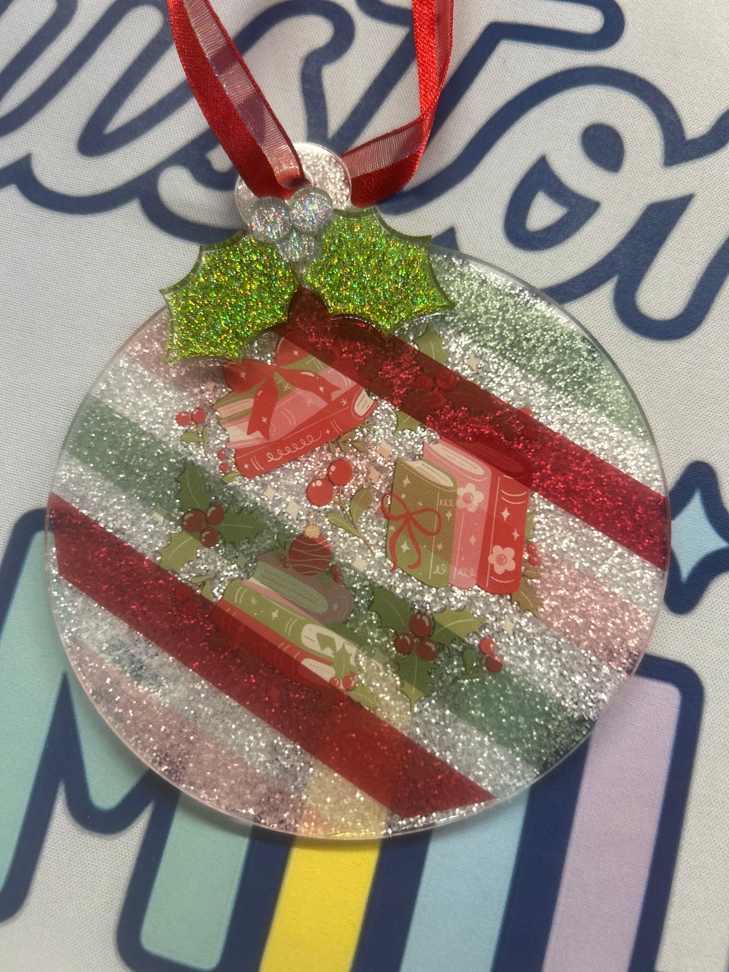 Christmas Books ornament