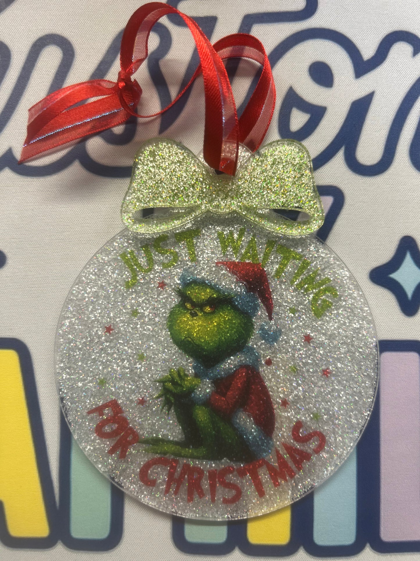 Just Waiting For Christmas ornament