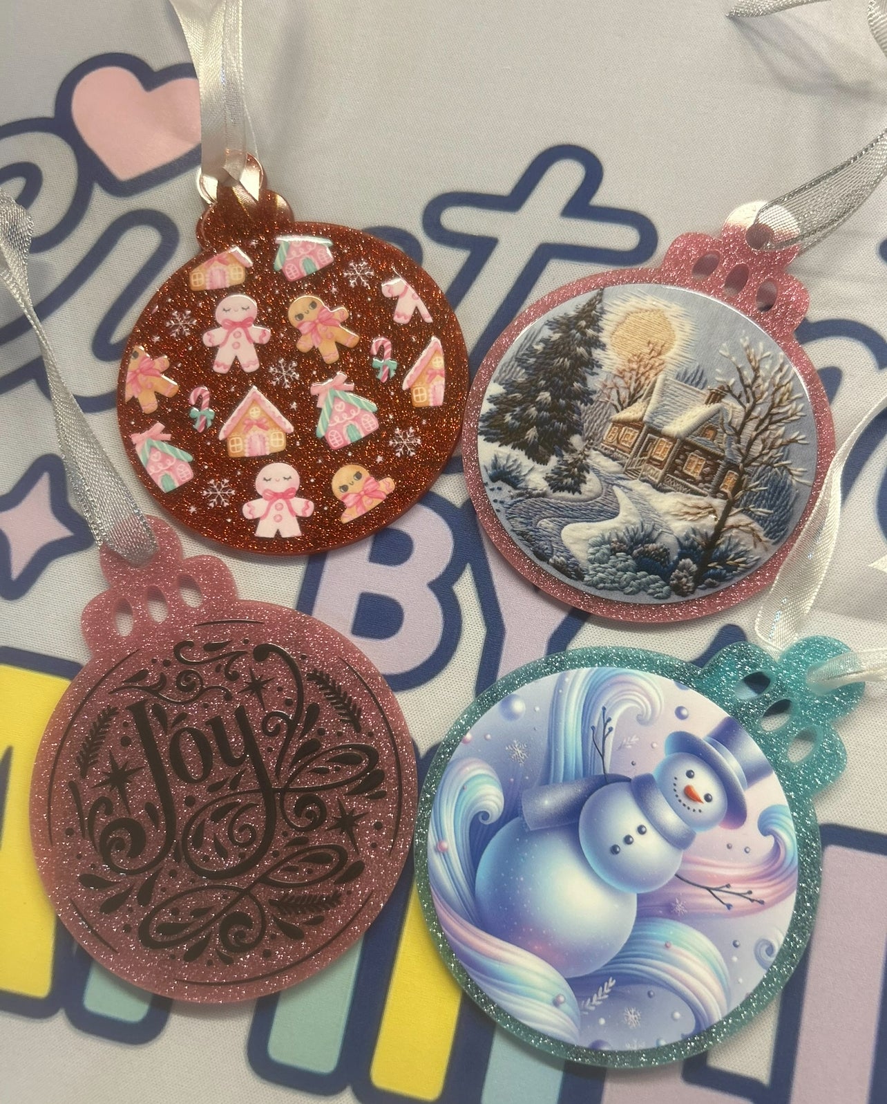 Holiday assorted mini ornaments