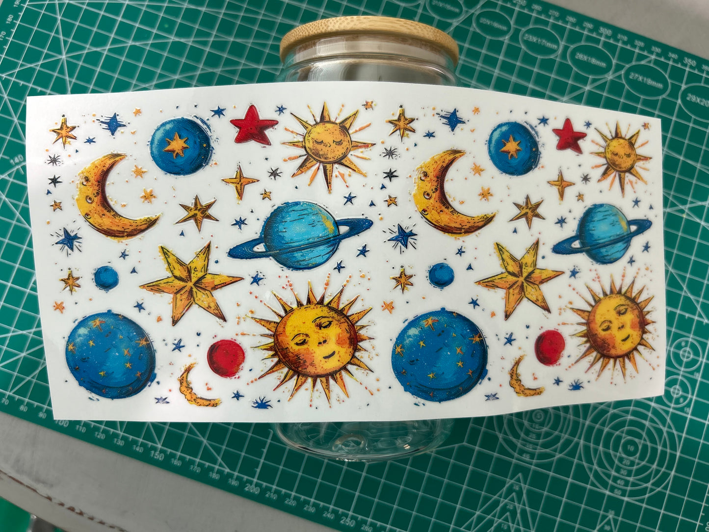 #40 Planets decal