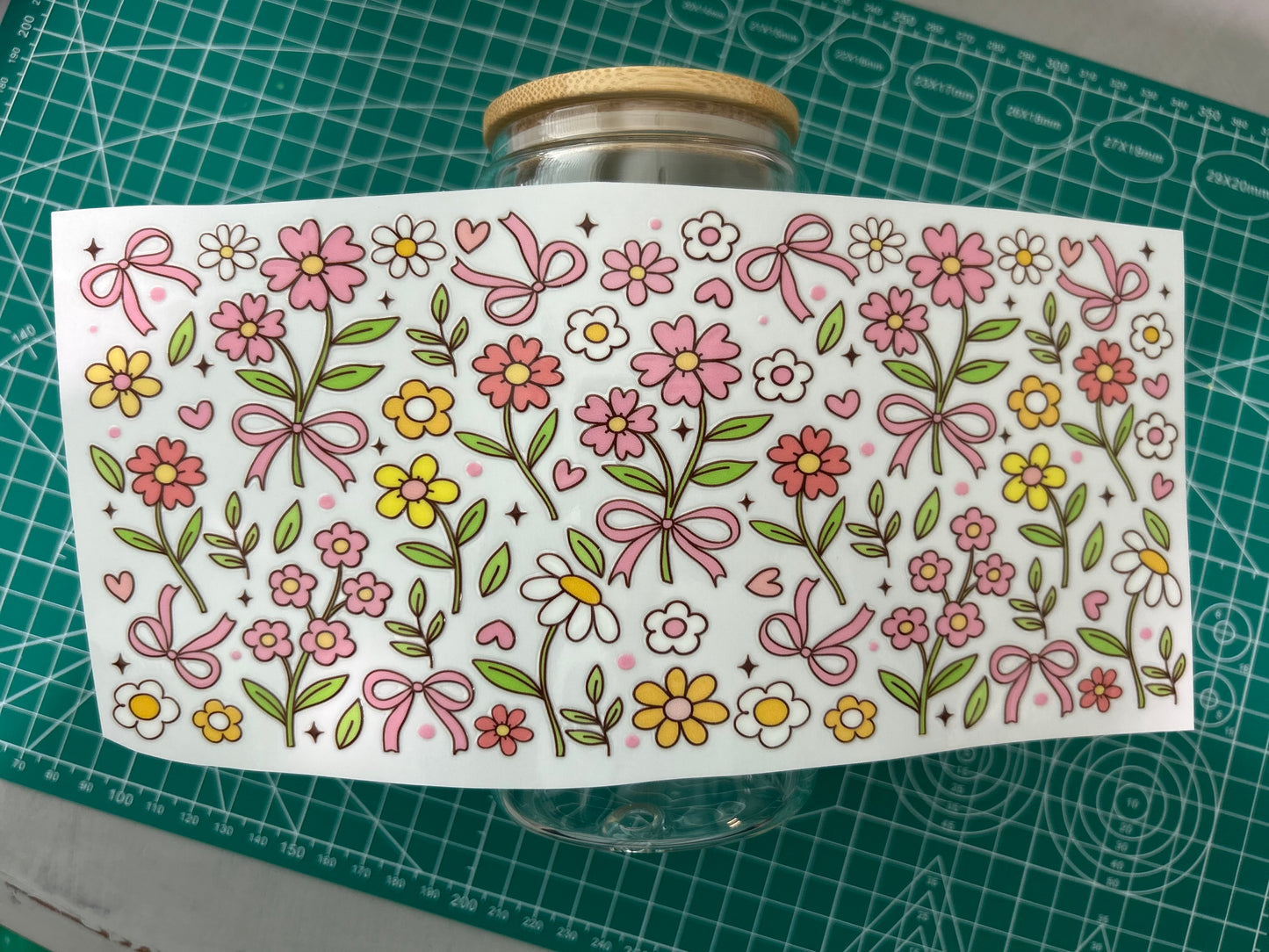 #50 Flowers & Bows decal