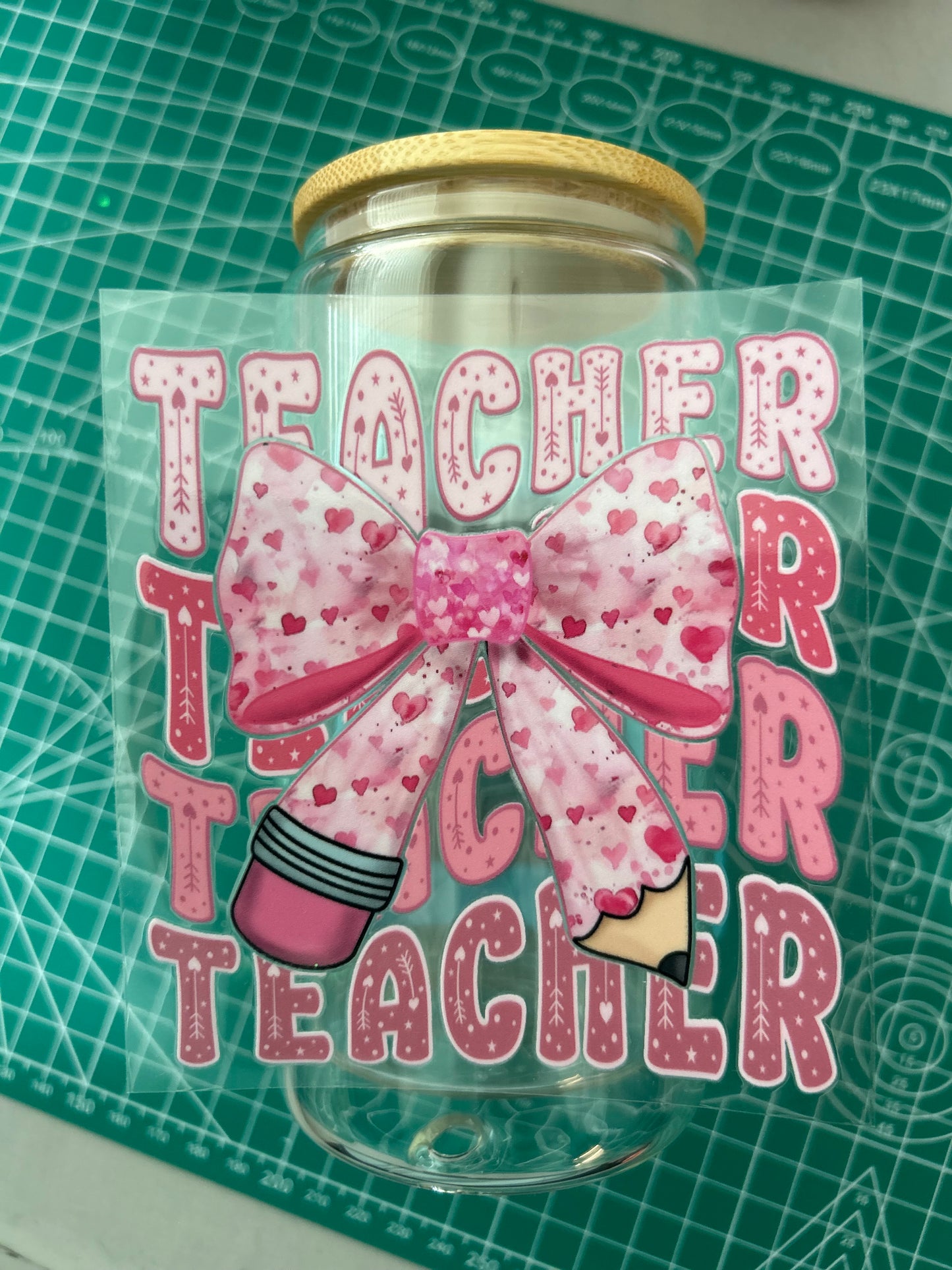 #4 Teacher decal