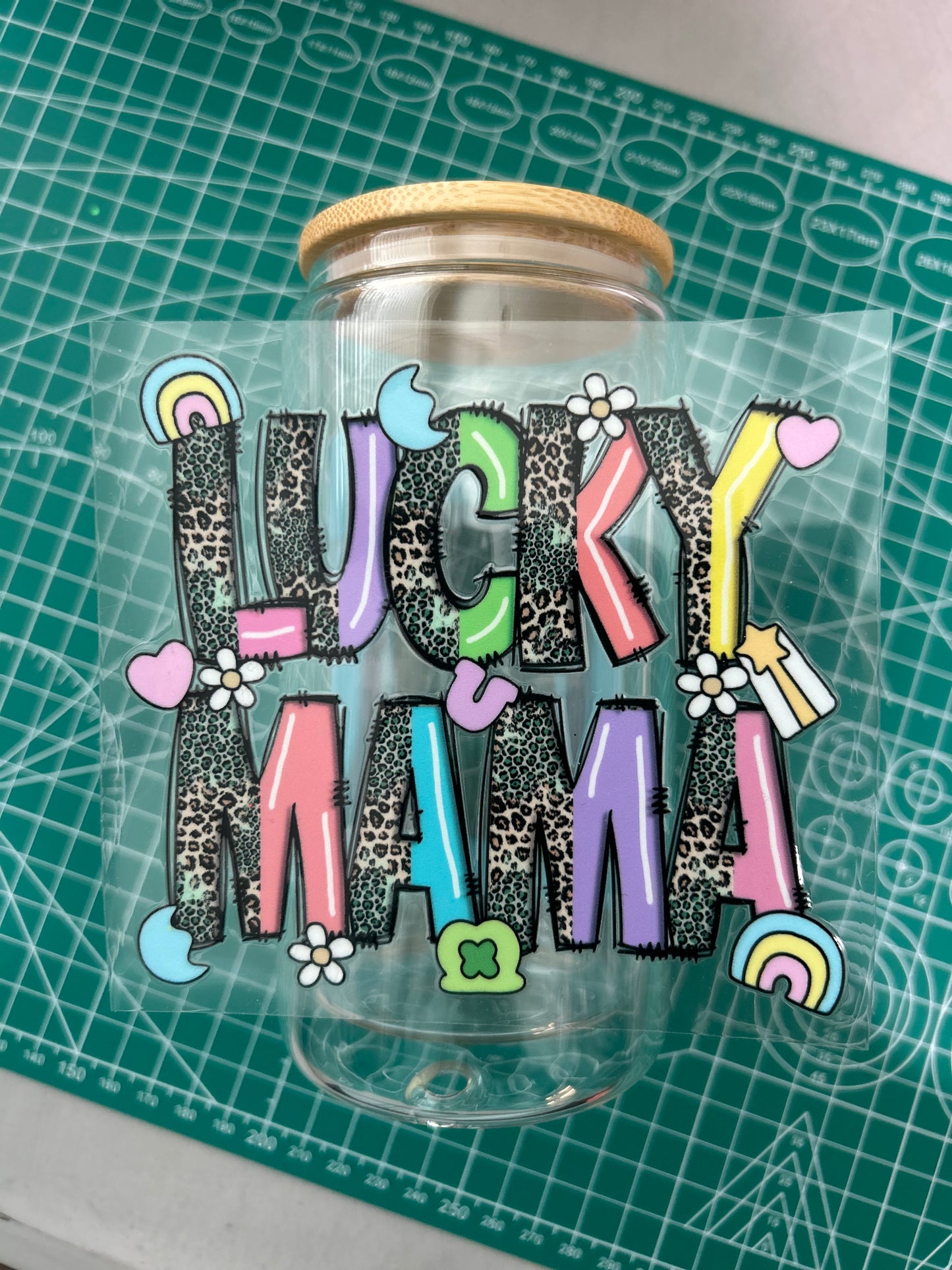 #28 Lucky Mama decal