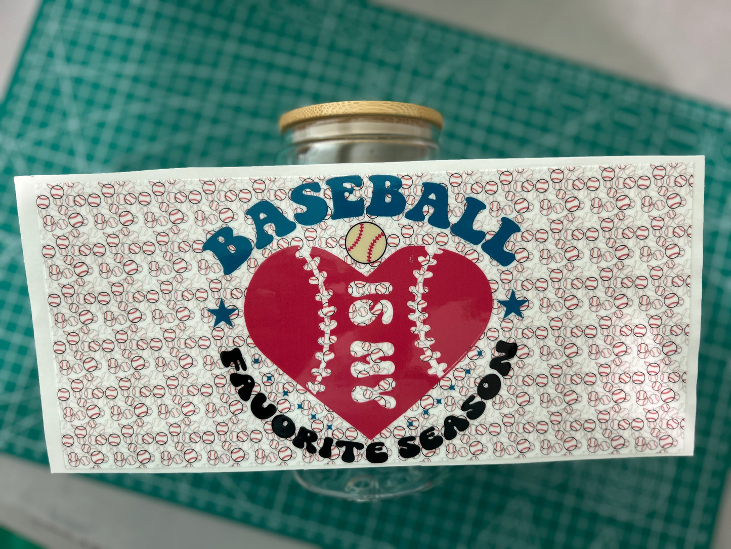 #23 Baseball Favorite Season decal