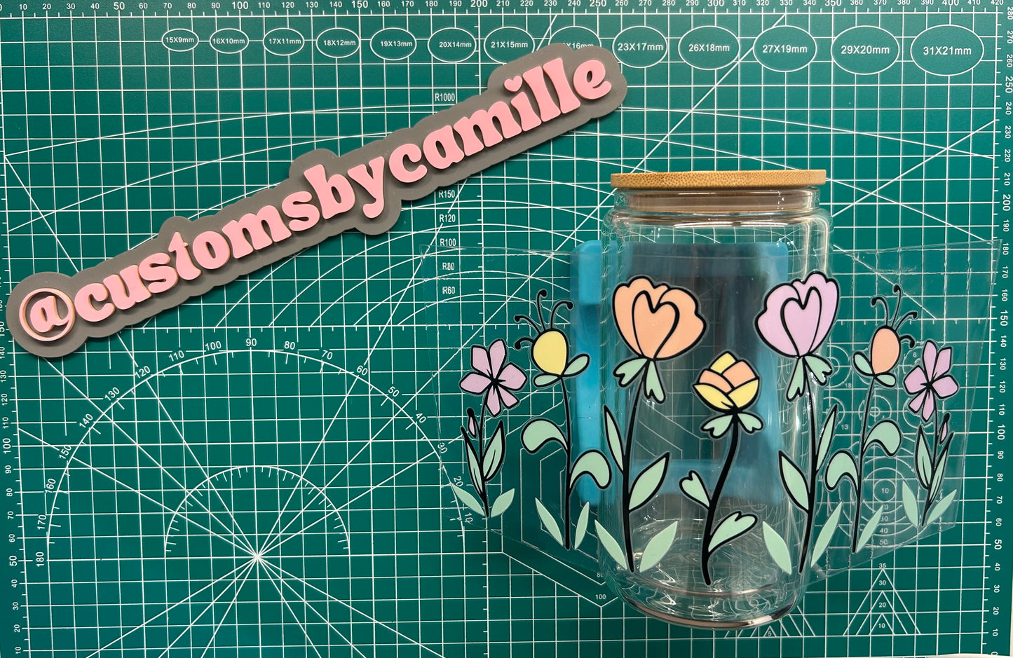 #74 April Blooms decal