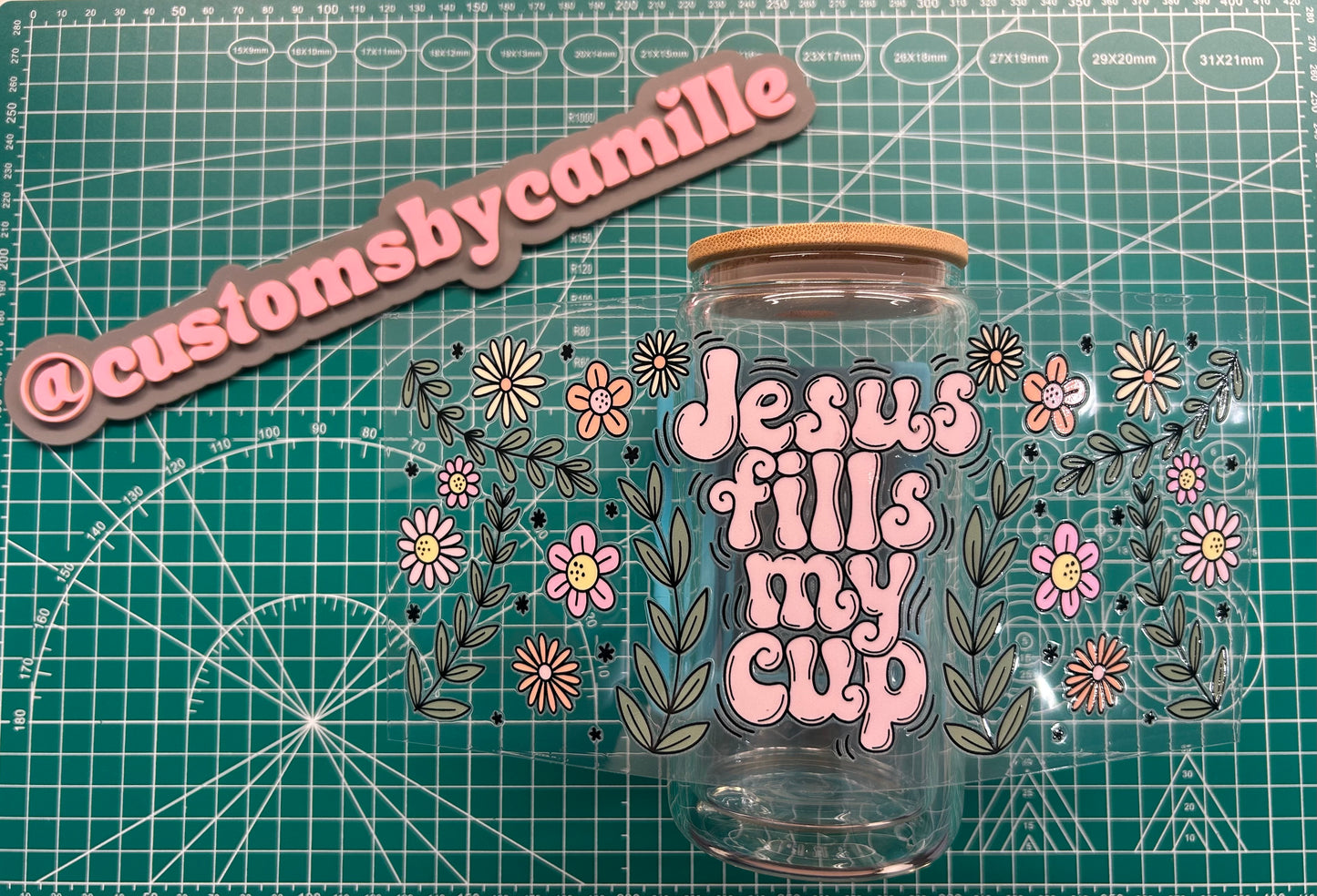 #78 Jesus Fills My Cup decal
