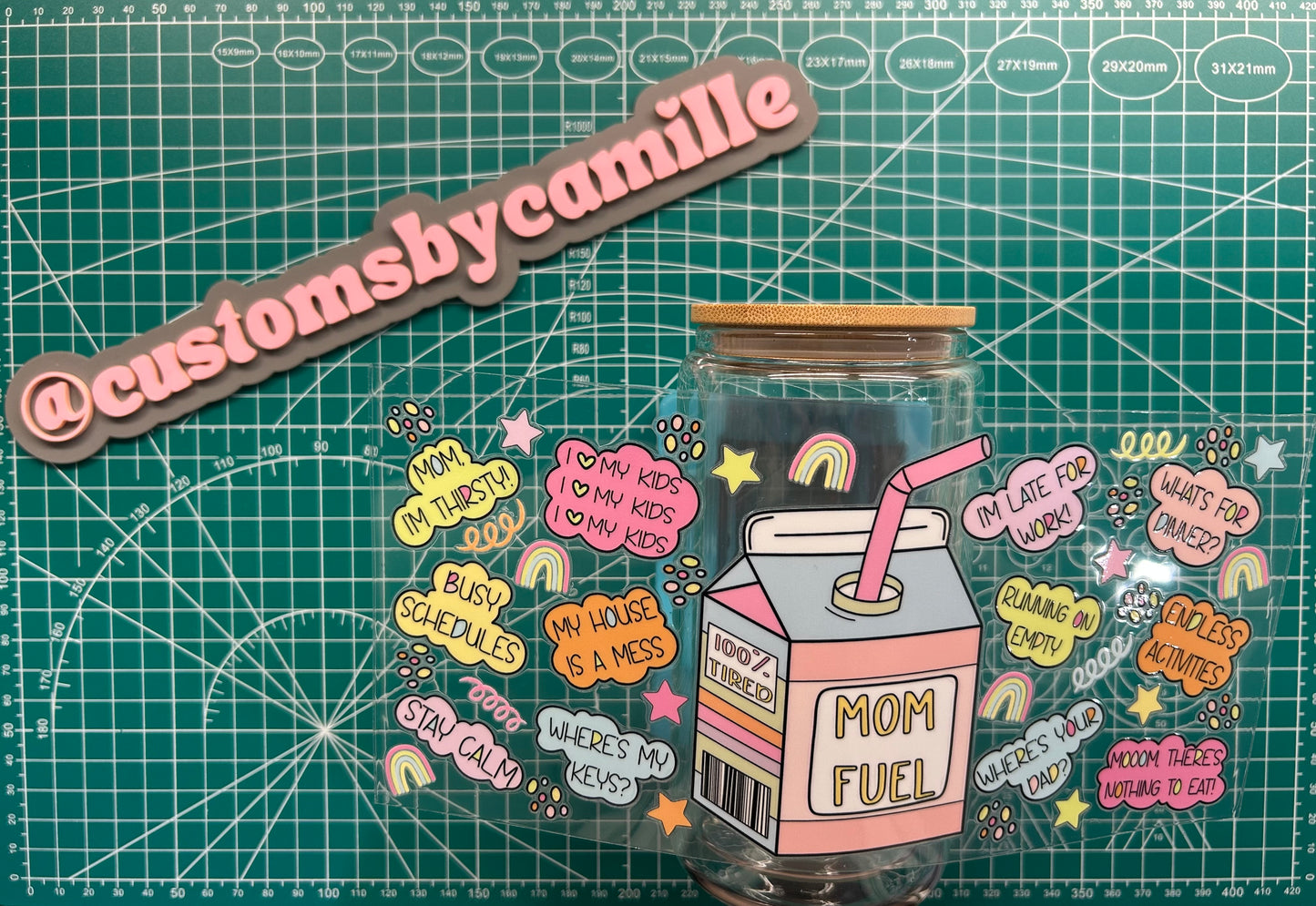 #81 Mom Fuel Carton decal