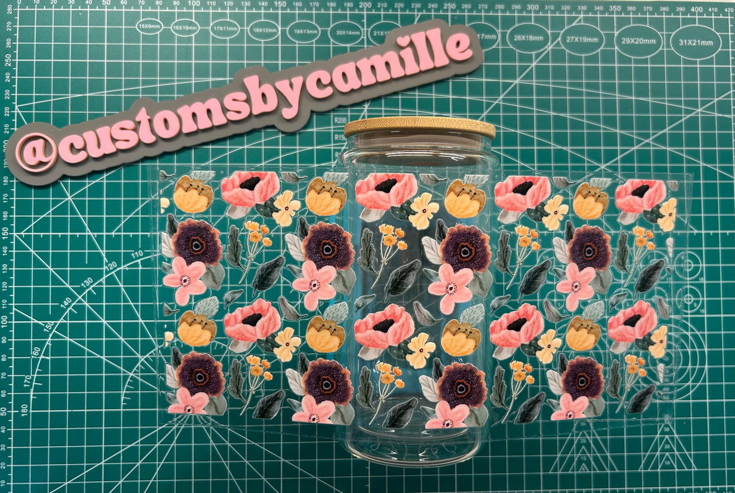 #94 Vintage Flowers decal