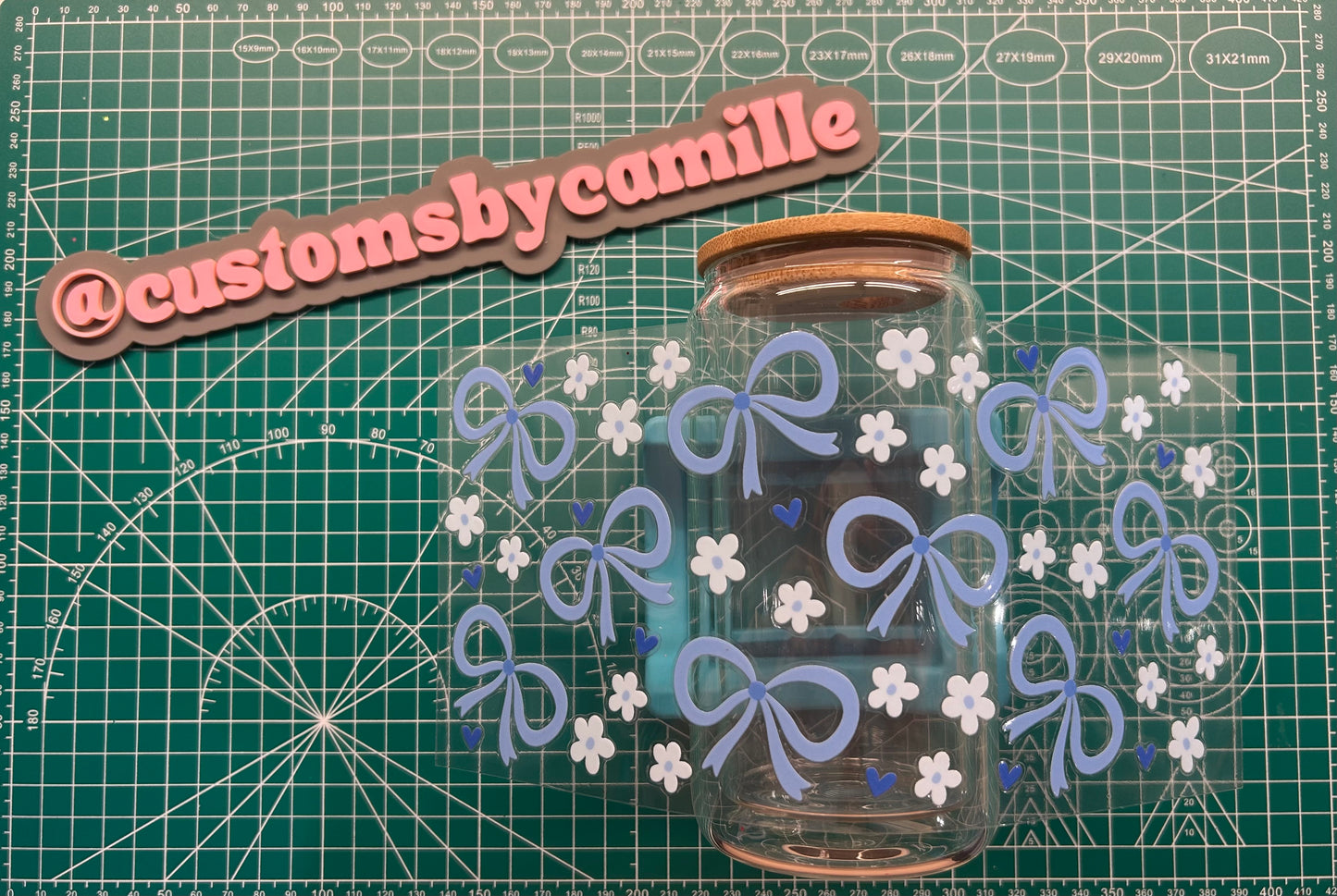 #103 Skylit Coquette Bow decal