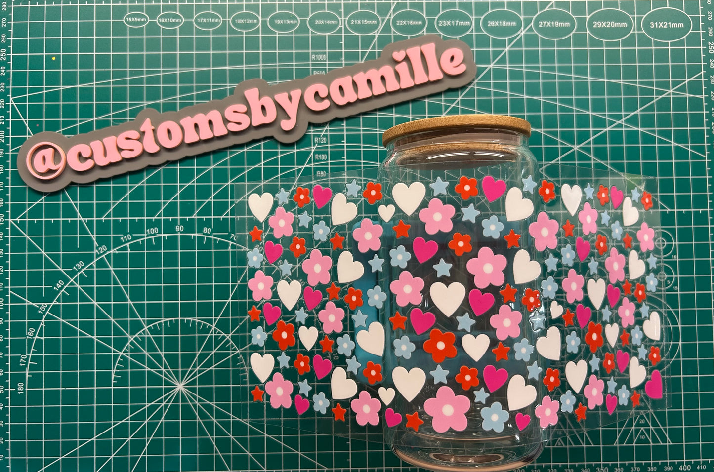 #109 Spring Heart decal