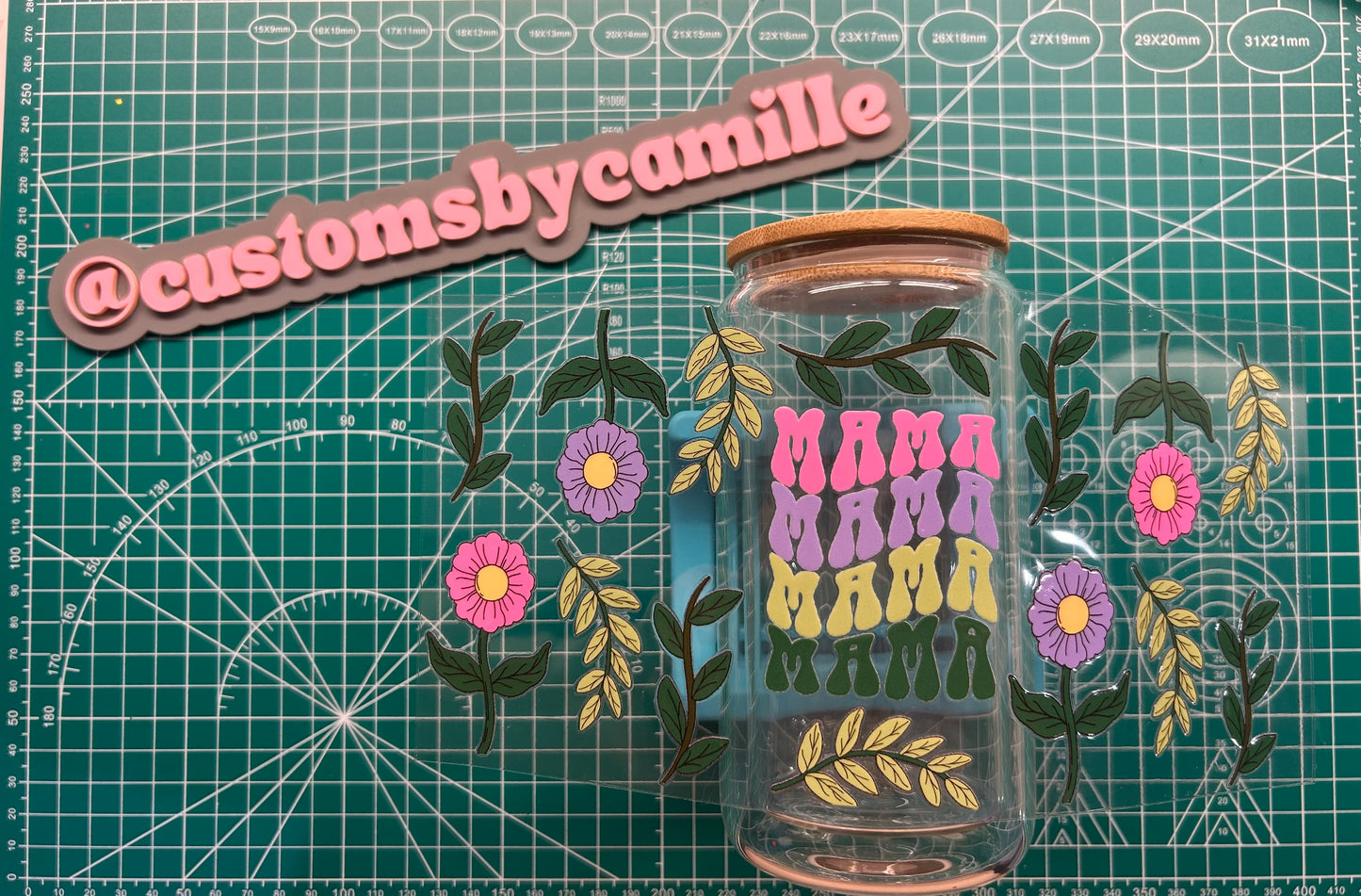 #113 Mama Flowers decal