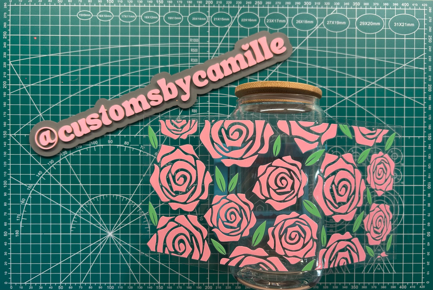 #105 Rosy Glow decal