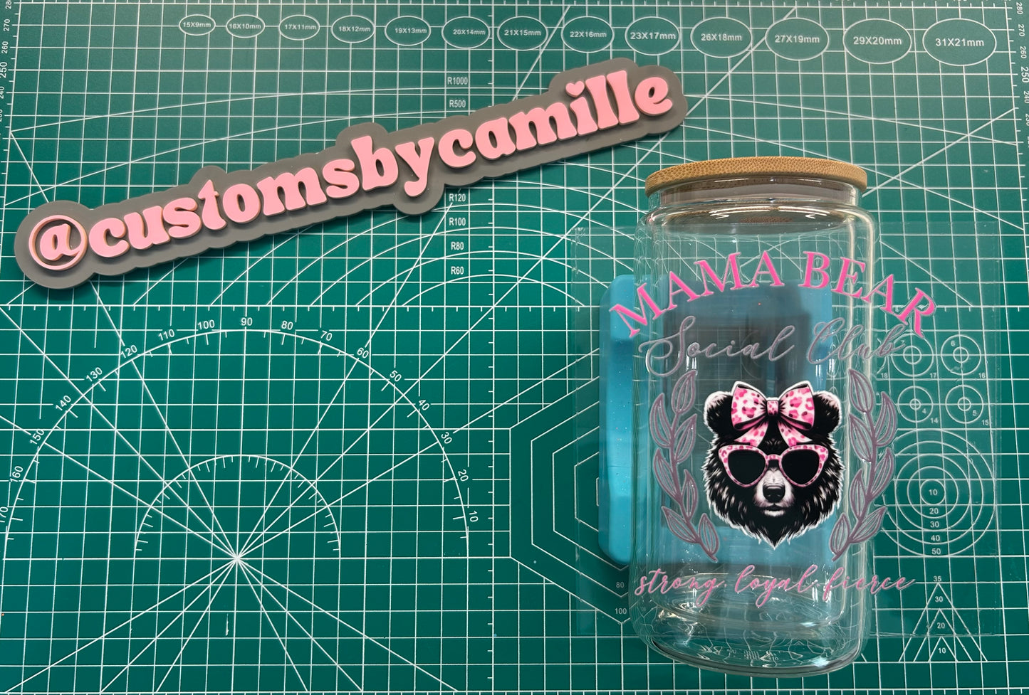 #133 Mama Bear Social Club decal