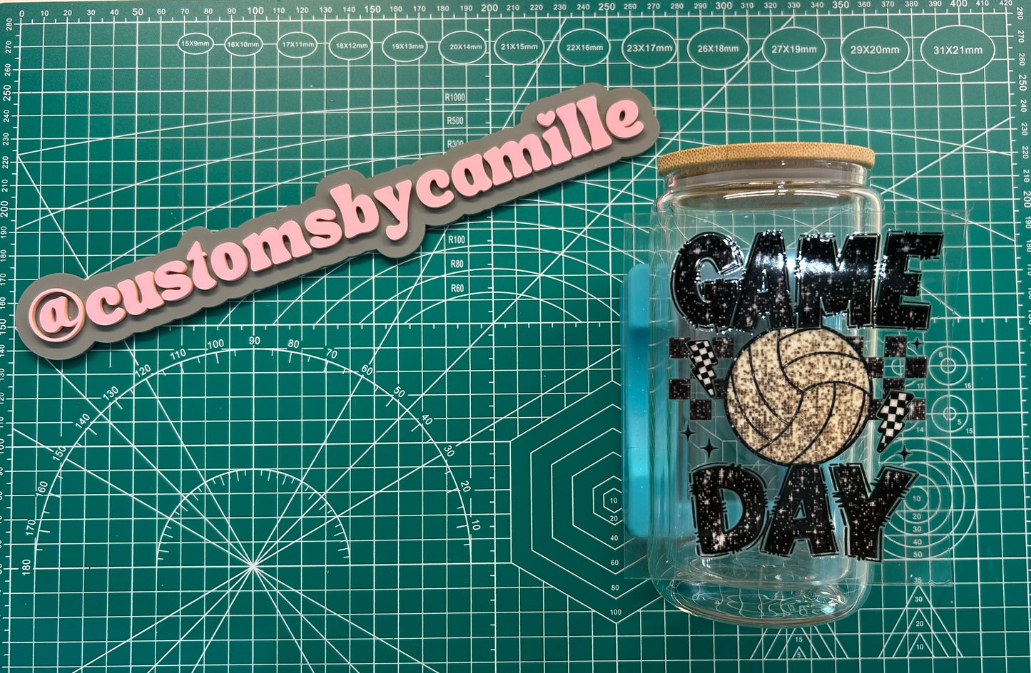 #164 Game Day (Volleyball) decal