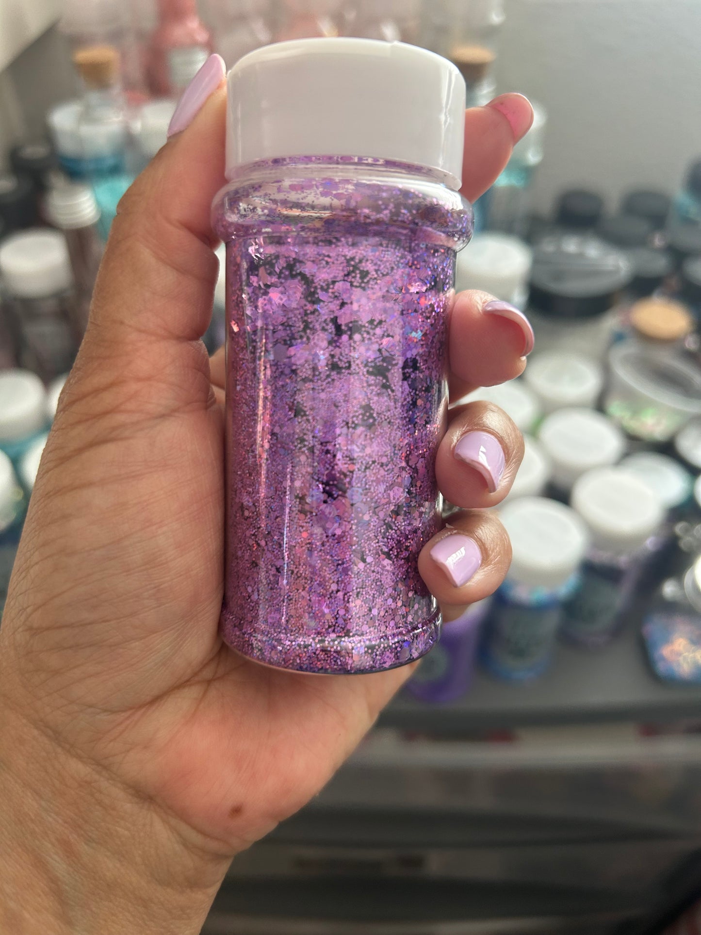 Light Purple chunky mix