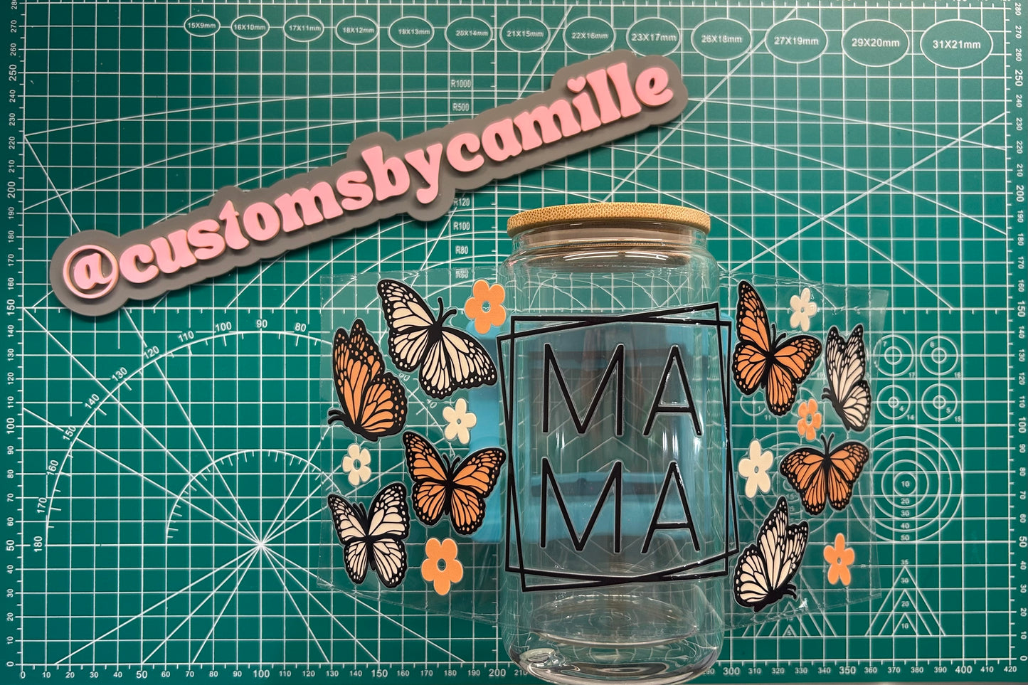 #181 Mama Butterflies decal