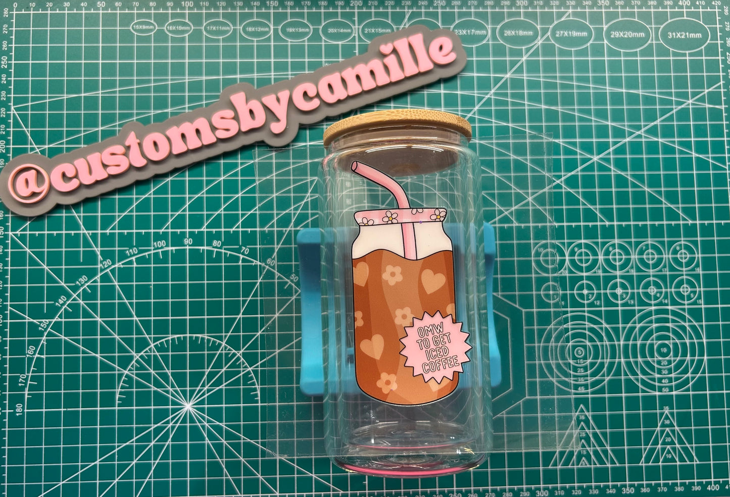 #210 Iced Coffee Cutie decal