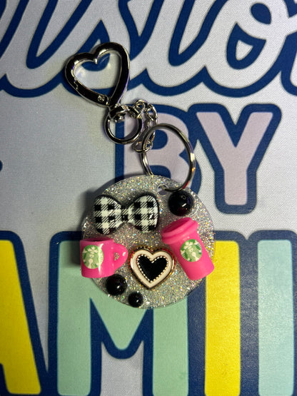 Custom Charm Round Keychain
