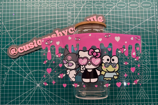 #285 HK & Friends Drip decal