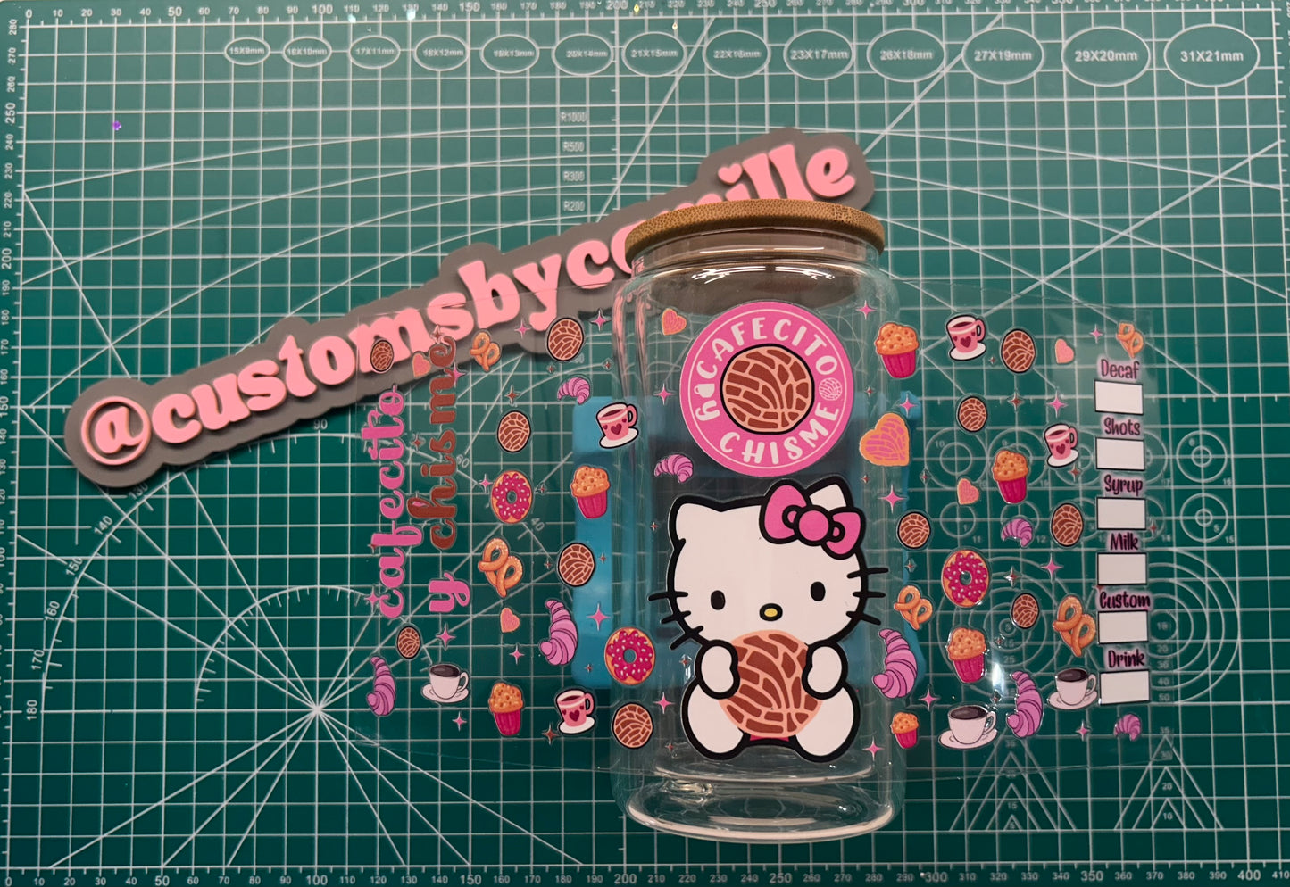 #287 HK Cafecito & Chisme decal