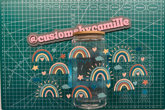#275 Boho Rainbow decal