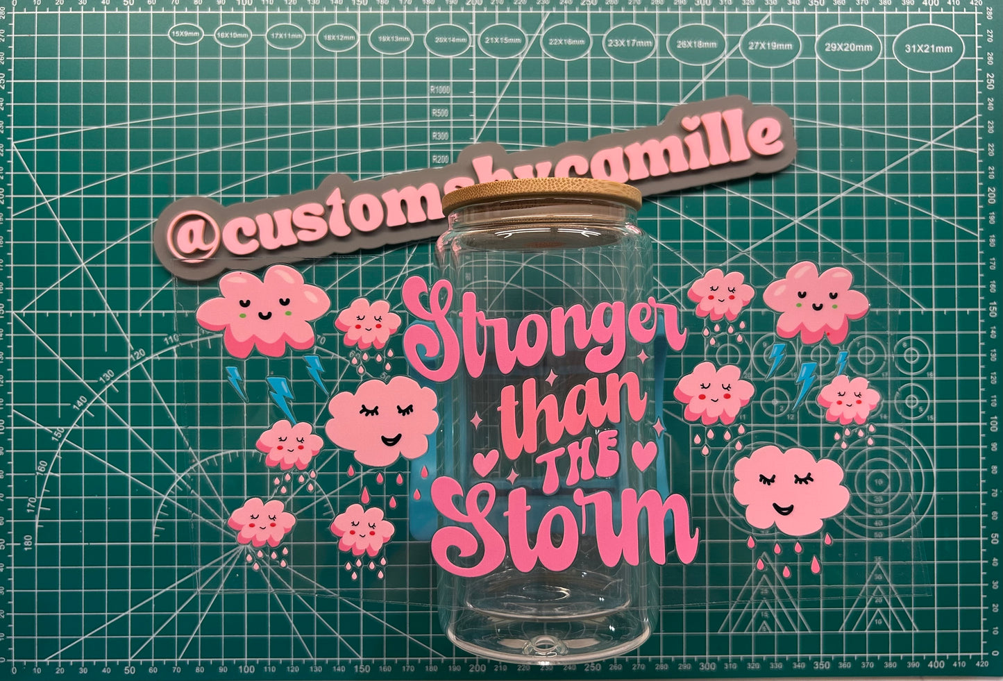 #277 Stronger Then The Storm decal