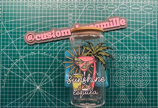 #279 Sunshine & Tequila decal