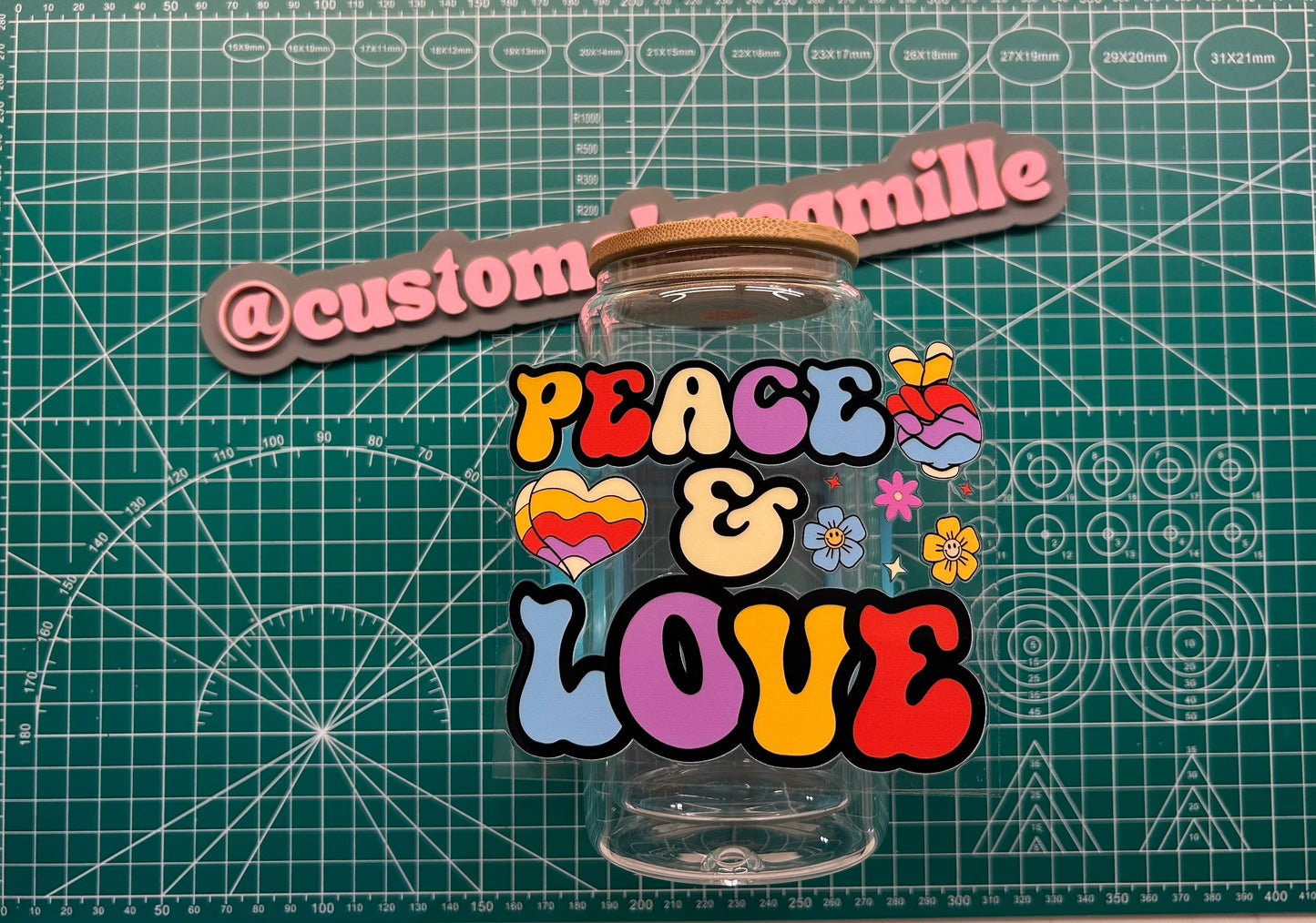 #290 Peace & Love decal