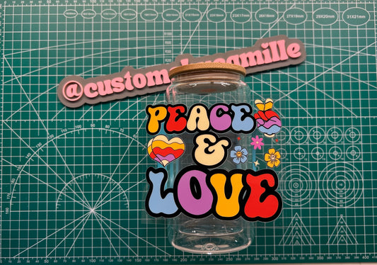 #290 Peace & Love decal