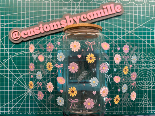 #298 Pastel Flowers decal