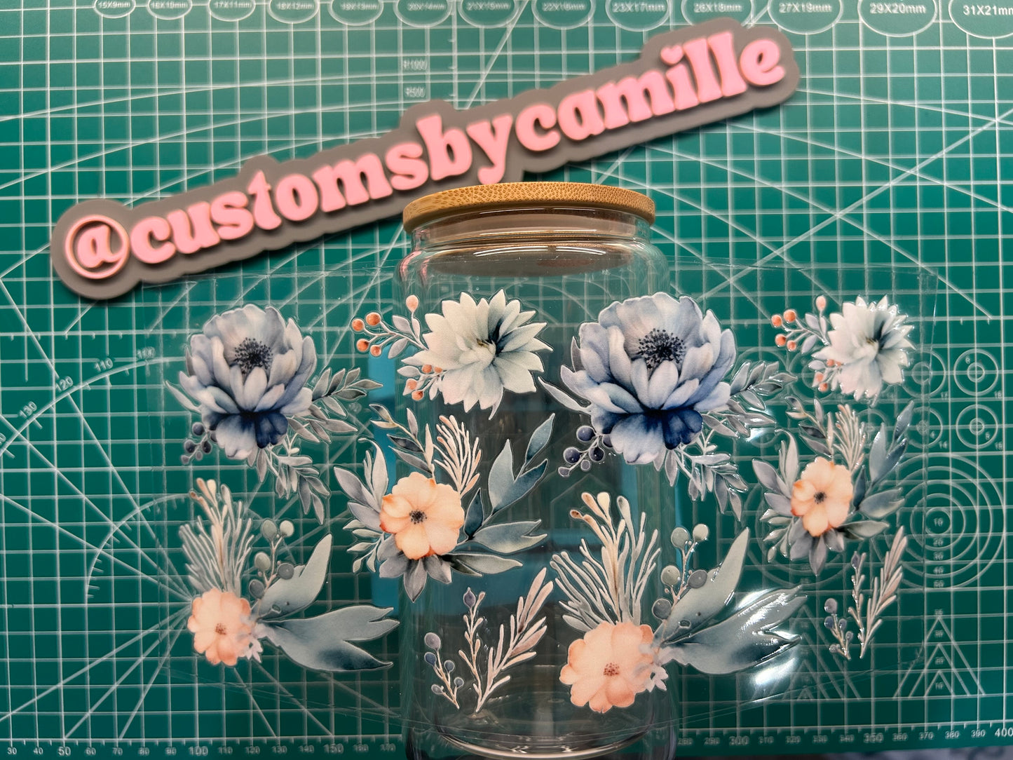 #301 Pastel Flowers decal