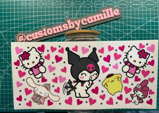 #304 HK Friends & Hearts decal