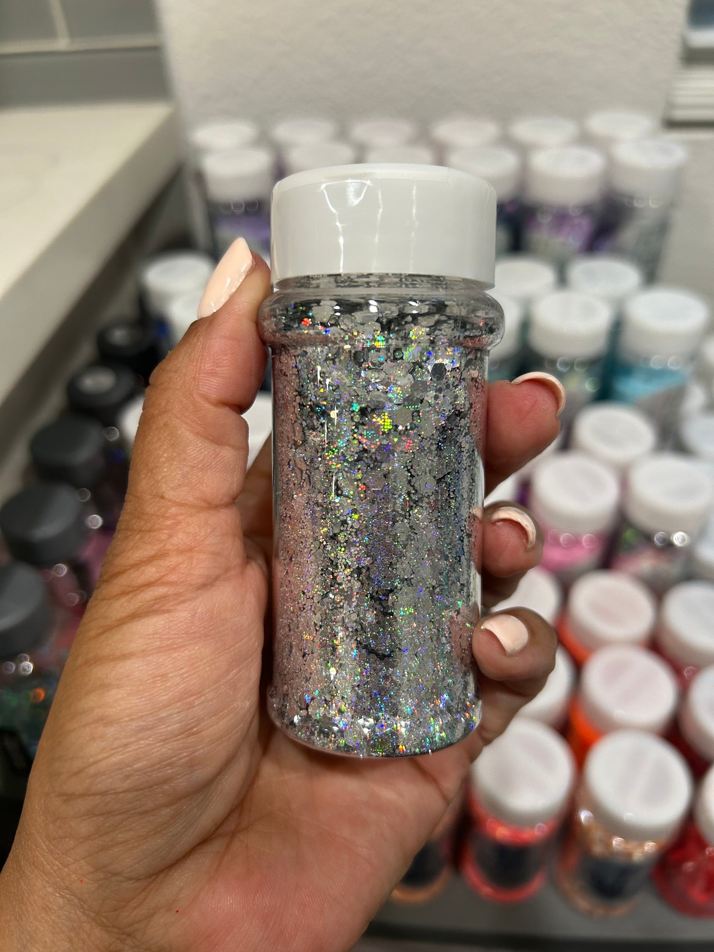 Silver Disco glitter