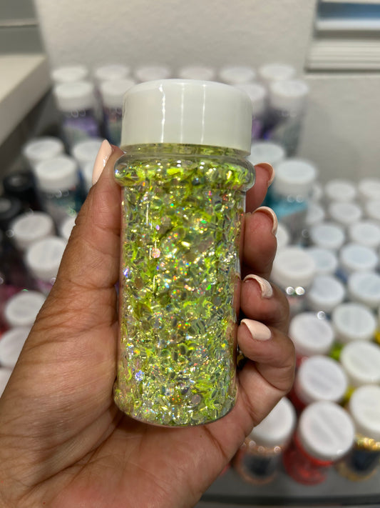 Lime Glance glitter