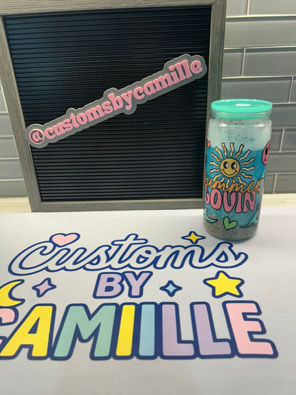 Summer Lovin' Beach 20 oz acrylic (Premade)