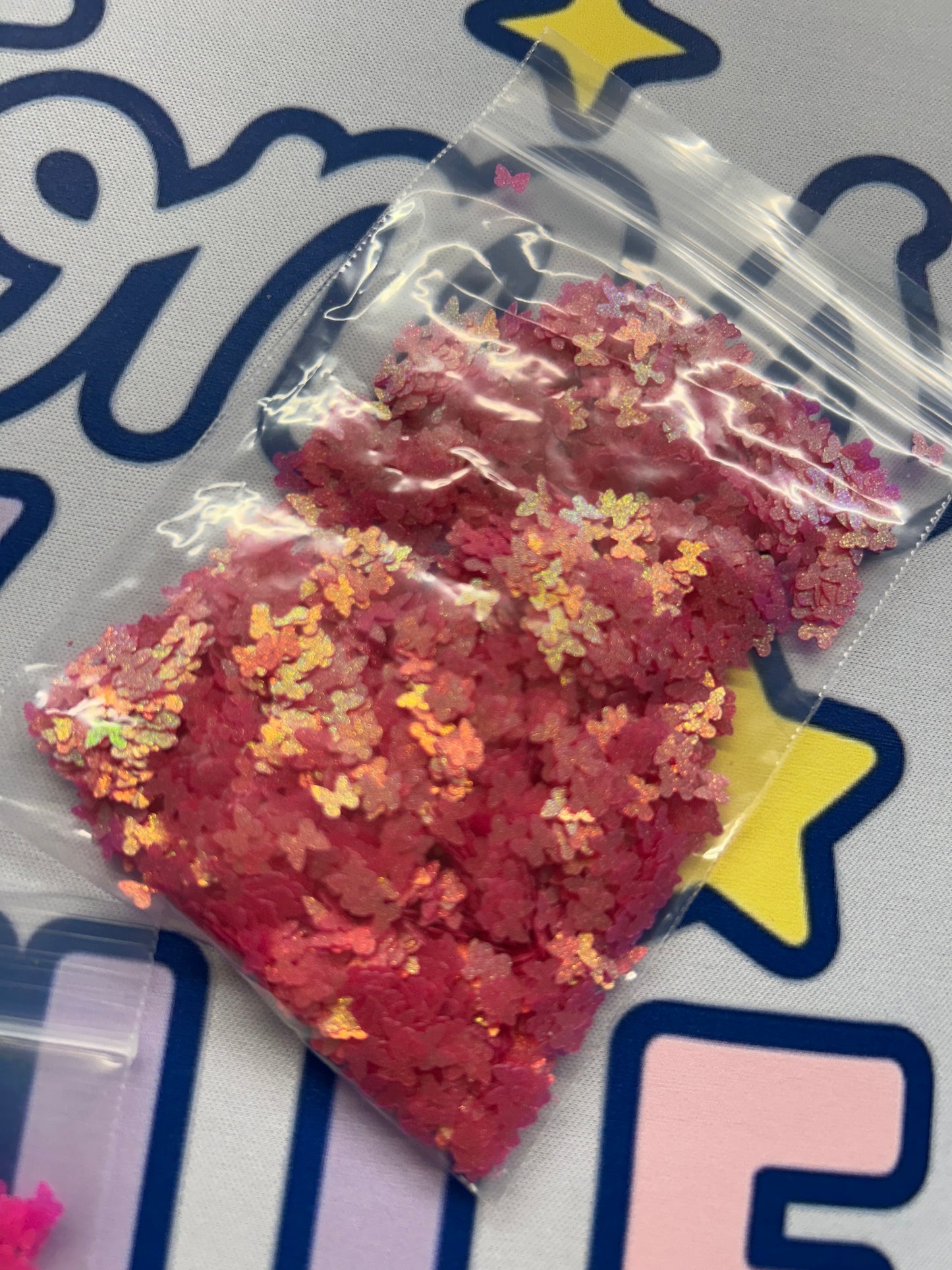 Butterfly glitter