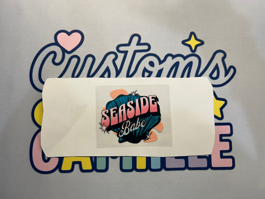 #313 Seaside Babe decal