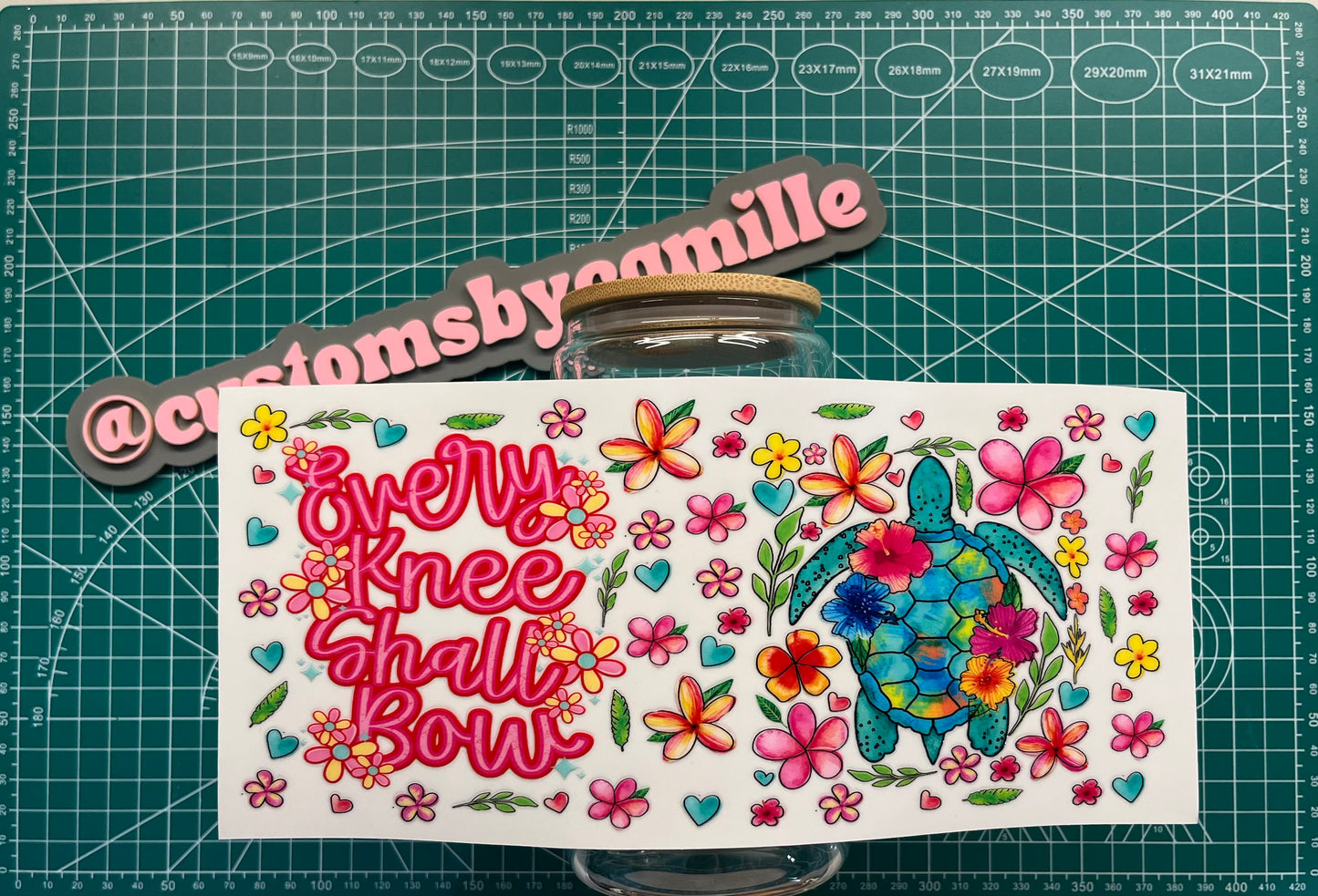 #250 Every Knee Shall Bow decal