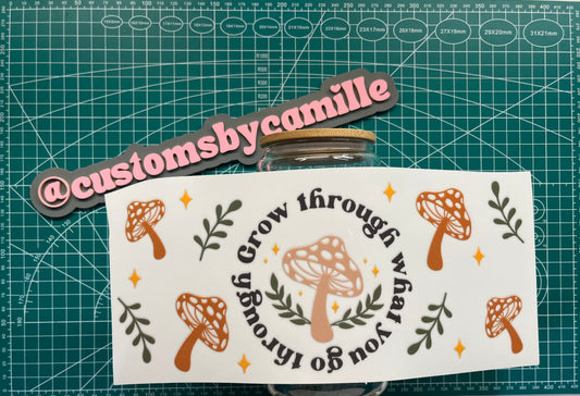 #253 Grow Through decal